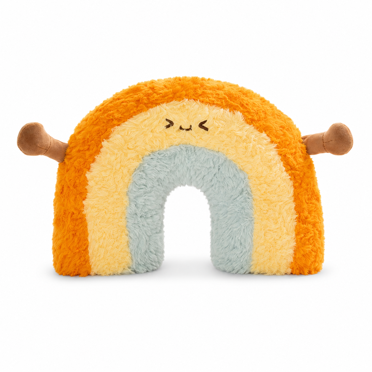 Rainbow Plush Pillow for Sofa and Bed