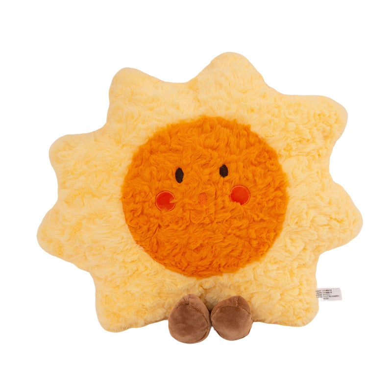 Sun Plush Pillow for Sofa and Bed Decor