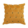 Mustard Yellow Pumpkin Accent Pillow with Insert